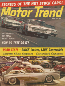 MOTOR TREND 1960 JUNE - SPRITE, STUDE, INVICTA, VETTES, SMOKEY/FIREBALL